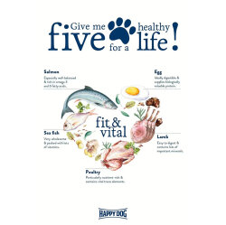 Happy Dog Fit & Vital Maxi Büyük Irk Köpek Maması 14 Kg + 2 Adet Dr. Clauders Biftekli Ödül 80 Gr - 4