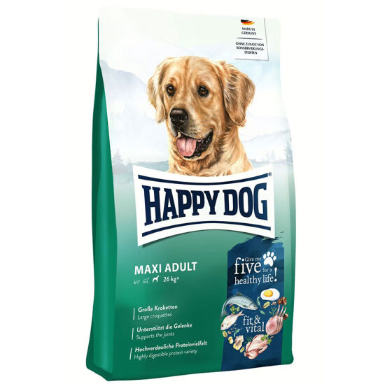 Happy Dog Fit & Vital Maxi Büyük Irk Köpek Maması 14 Kg + 2 Adet Dr. Clauders Biftekli Ödül 80 Gr - 2