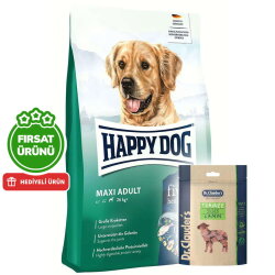 Happy Dog Fit & Vital Maxi Büyük Irk Köpek Maması 14 Kg + 2 Adet Dr. Clauders Kuzulu Ödül Küpleri 80 Gr - Happy Dog