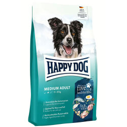Happy Dog Fit Vital Medium Orta Irk Köpek Maması 12 Kg + 2 Adet Dr. Clauders Biftekli Ödül 80 Gr - 2