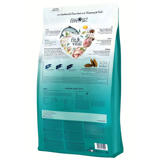 Happy Dog Fit Vital Medium Orta Irk Köpek Maması 12 Kg + 2 Adet Dr. Clauders Biftekli Ödül 80 Gr - 3