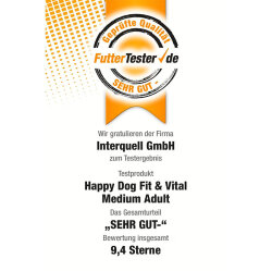 Happy Dog Fit Vital Medium Orta Irk Köpek Maması 12 Kg + 2 Adet Dr. Clauders Biftekli Ödül 80 Gr - 7