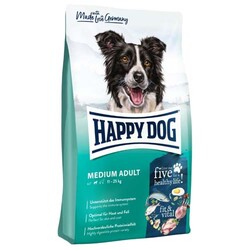 Happy Dog - Happy Dog Fit & Vital Medium Orta Irk Köpek Maması 12 Kg + 4 Adet Temizlik Mendili