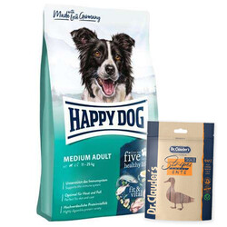Happy Dog - Happy Dog Fit Vital Medium Orta Irk Köpek Maması 12 Kg + Dr.Clauders Ödül 80 Gr