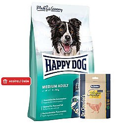 Happy Dog Fit Vital Medium Orta Irk Köpek Maması 4 Kg + Dr. Clauders Ödül 80 Gr - Happy Dog