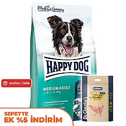 Happy Dog Fit Vital Medium Orta Irk Köpek Maması 4 Kg + Dr. Clauders Ödül 80 Gr - Happy Dog