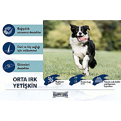 Happy Dog Fit Vital Medium Orta Irk Köpek Maması 4 Kg - 5