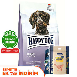 Happy Dog Fit Vital Senior Yaşlı Köpek Maması 12 Kg + 2 Adet Dr. Clauders Ödül 80 Gr - Happy Dog