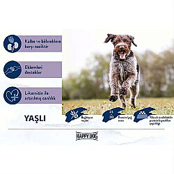 Happy Dog Fit Vital Senior Yaşlı Köpek Maması 12 Kg - 4