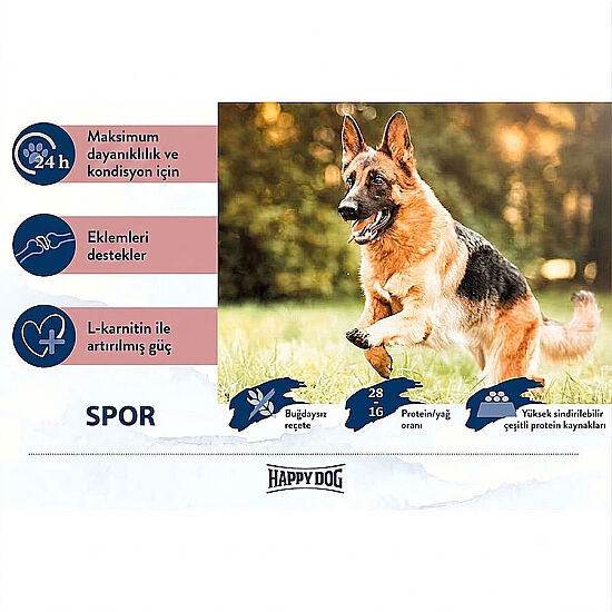 Happy Dog Fit Vital Sport Aktif Yetişkin Köpek Maması 14 Kg - 4
