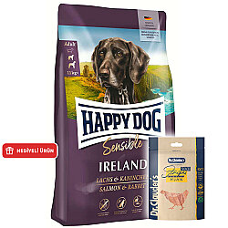 Happy Dog Ireland Somon ve Tavşanlı Köpek Maması 4 Kg + Dr. Clauders Ödül 80 Gr - Happy Dog