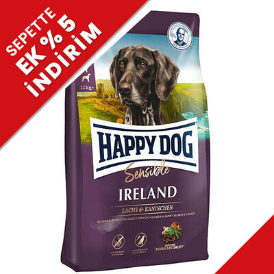 Happy Dog Ireland Somon ve Tavşanlı Köpek Maması 12,5 Kg - 1
