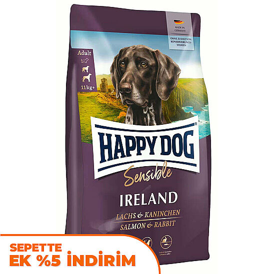 Happy Dog Ireland Somon ve Tavşanlı Köpek Maması 12,5 Kg - 1