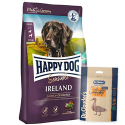 Happy Dog - Happy Dog Ireland Somon ve Tavşanlı Köpek Maması 12,5 Kg + Dr.Clauders Ödül 80 Gr