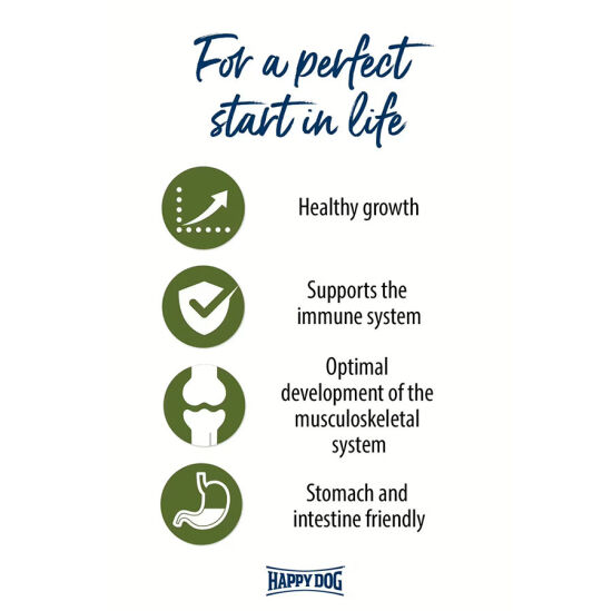 Happy Dog Sensible Puppy Kuzu Etli Yavru Köpek Maması 10 Kg + 2 Adet Dr. Clauders Biftekli Ödül 80 Gr - 6