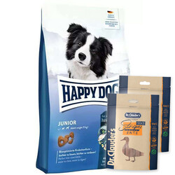 Happy Dog - Happy Dog Fit Vital Junior Yavru Köpek Maması 10 Kg + 2 Adet Dr.Clauders Ödül 80 Gr