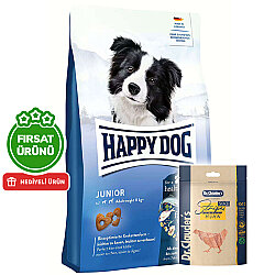 Happy Dog Fit Vital Junior Yavru Köpek Maması 10 Kg + 2 Adet Dr. Clauders Ödül 80 Gr - Happy Dog