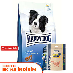 Happy Dog Fit Vital Junior Yavru Köpek Maması 4 Kg + Dr. Clauders Ödül 80 Gr - Happy Dog