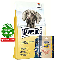Happy Dog Light Calorie Control Diyet Köpek Maması 12 Kg + 2 Adet Dr. Clauders Ödül 80 Gr - Happy Dog