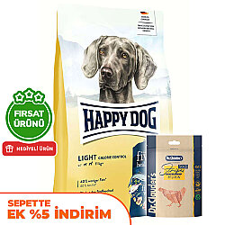 Happy Dog Light Calorie Control Diyet Köpek Maması 12 Kg + 2 Adet Dr. Clauders Ödül 80 Gr - Happy Dog