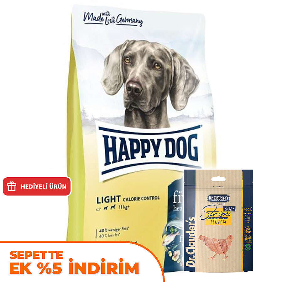 Happy Dog Fit Vital Light Calorie Control Diyet Köpek Maması 4 Kg + Dr. Clauders Ödül 80 Gr