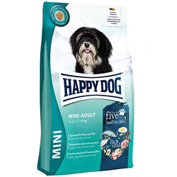 Happy Dog - Happy Dog Mini Adult Küçük Irk Köpek Maması 4 Kg + 2 Adet Temizlik Mendili