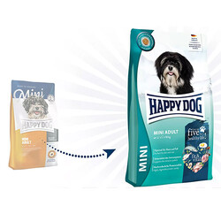 Happy Dog Mini Adult Küçük Irk Köpek Maması 3 + 1 Kg - Thumbnail