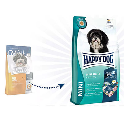 Happy Dog Mini Adult Küçük Irk Köpek Maması 3 + 1 Kg