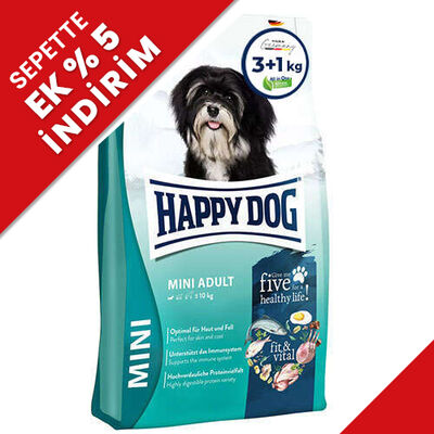 Happy Dog Mini Adult Küçük Irk Köpek Maması 4 Kg