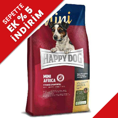 Happy Dog Mini Africa Küçük Irk Tahılsız Köpek Maması 4 Kg
