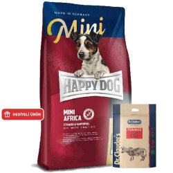 Happy Dog Mini Africa Küçük Irk Tahılsız Köpek Maması 4 Kg + Dr. Clauders Biftekli Ödül Küpleri 80 Gr - Happy Dog
