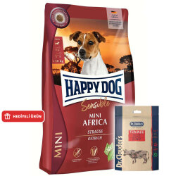 Happy Dog Mini Africa Küçük Irk Tahılsız Köpek Maması 4 Kg + Dr. Clauders Biftekli Ödül Küpleri 80 Gr - Happy Dog