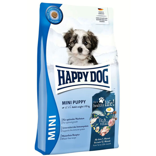 Happy Dog Mini Puppy Yavru Köpek Maması 4 Kg + Dr. Clauders Biftekli Ödül Küpleri 80 Gr - 2