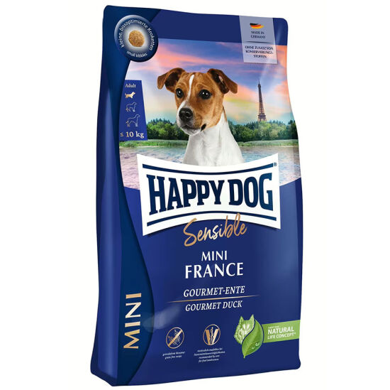 Happy Dog Mini France Tahılsız Köpek Maması 4 Kg + Dr. Clauders Biftekli Ödül Küpleri 80 Gr - 2