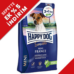 Happy Dog - Happy Dog Mini France Tahılsız Köpek Maması 4 Kg