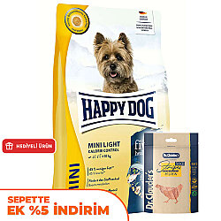 Happy Dog Mini Light Küçük Irk Diyet Köpek Maması 4 Kg + Dr. Clauders Ödül 80 Gr - Happy Dog