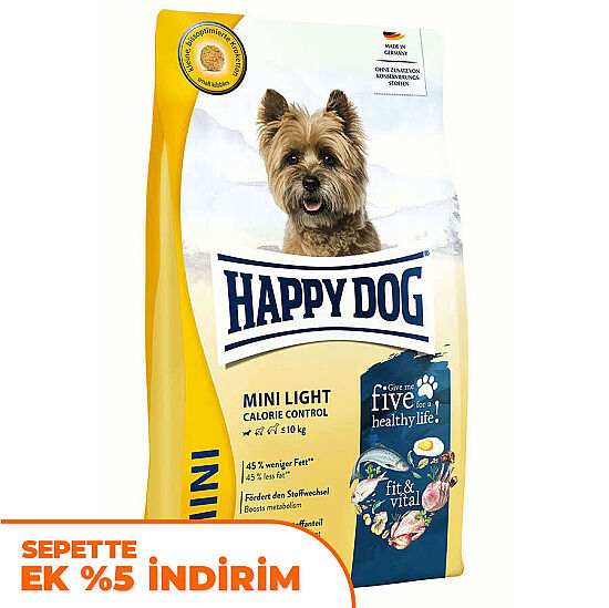Happy Dog Mini Light Küçük Irk Diyet Köpek Maması 4 Kg - 1