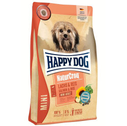 Happy Dog Mini NaturCroq Somonlu Küçük Irk Köpek Maması 4 Kg + Dr. Clauders Biftekli Ödül Küpleri 80 Gr - 2