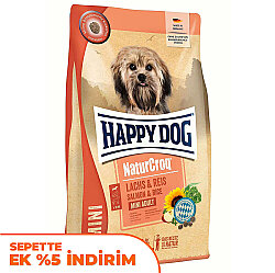 Happy Dog Mini NaturCroq Somonlu Küçük Irk Köpek Maması 4 Kg - Happy Dog