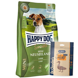 Happy Dog - Happy Dog Mini Neuseeland Sensible Küçük Irk Köpek Maması 10 Kg + Dr.Clauders Ödül 80 Gr