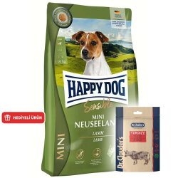 Happy Dog Mini Neuseeland Küçük Irk Köpek Maması 4 Kg + Dr. Clauders Biftekli Ödül Küpleri 80 Gr - Happy Dog