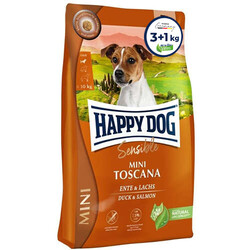 Happy Dog Mini Toscana Küçük Irk Tahılsız Köpek Maması 3 + 1 Kg - Thumbnail