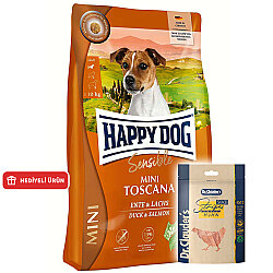 Happy Dog Mini Toscana Küçük Irk Tahılsız Köpek Maması 4 Kg + Dr. Clauders Ödül 80 Gr - Happy Dog