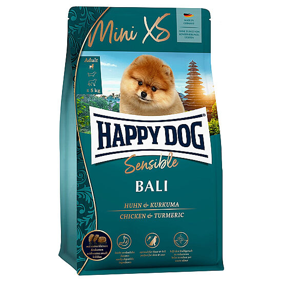 Happy Dog Mini XS Sensible Bali Hassas Sindirim Küçük Irk Köpek Maması 1,3 Kg - 2