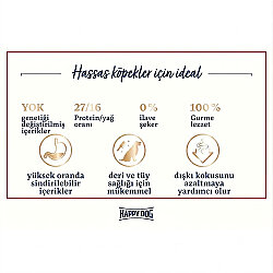 Happy Dog Mini XS Sensible Bali Hassas Sindirim Küçük Irk Köpek Maması 1,3 Kg - 4