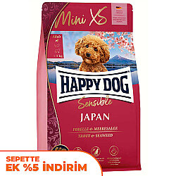 Happy Dog Mini XS Sensible Japan Hassas Sindirim Küçük Irk Köpek Maması 1,3 Kg - Happy Dog
