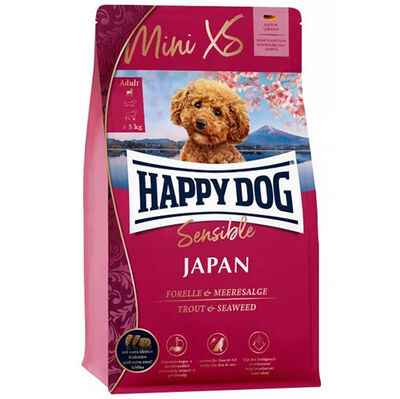 Happy Dog Mini XS Sensible Japan Hassas Sindirim Küçük Irk Köpek Maması 1,3 Kg 
