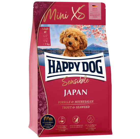 Happy Dog Mini XS Sensible Japan Hassas Sindirim Küçük Irk Köpek Maması 1,3 Kg - 1