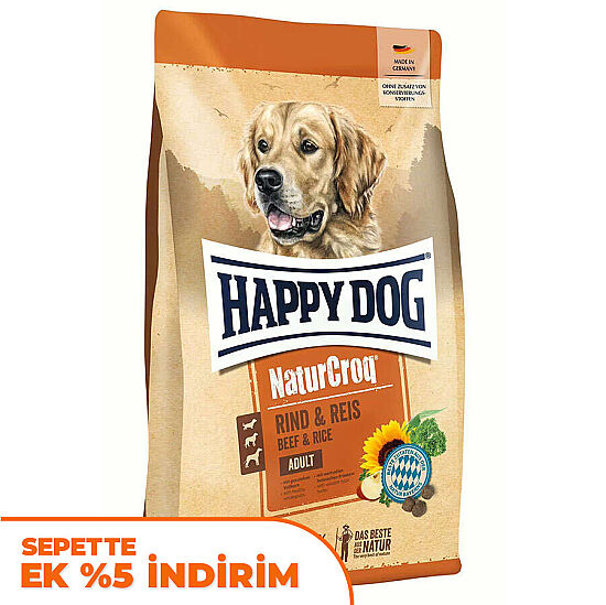 Happy Dog NaturCroq Biftekli Köpek Maması 15 Kg - 1