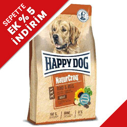 Happy Dog - Happy Dog NaturCroq Biftekli Köpek Maması 15 Kg
